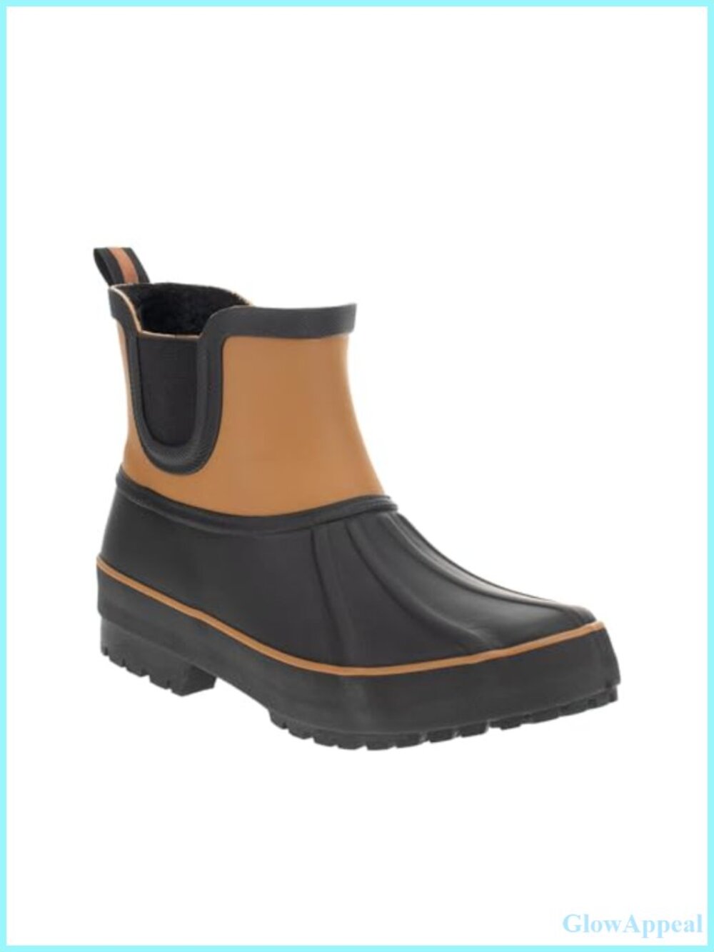Waterproof Chelsea Duck Rain Boot Lined Pull-On Non-Slip